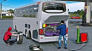 Thrill-Filled Highway Bus Simulator: Experience 3D City Driving! - Android Gameplay screenshot 2