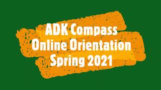 Spring 2021 Orientation Instructions