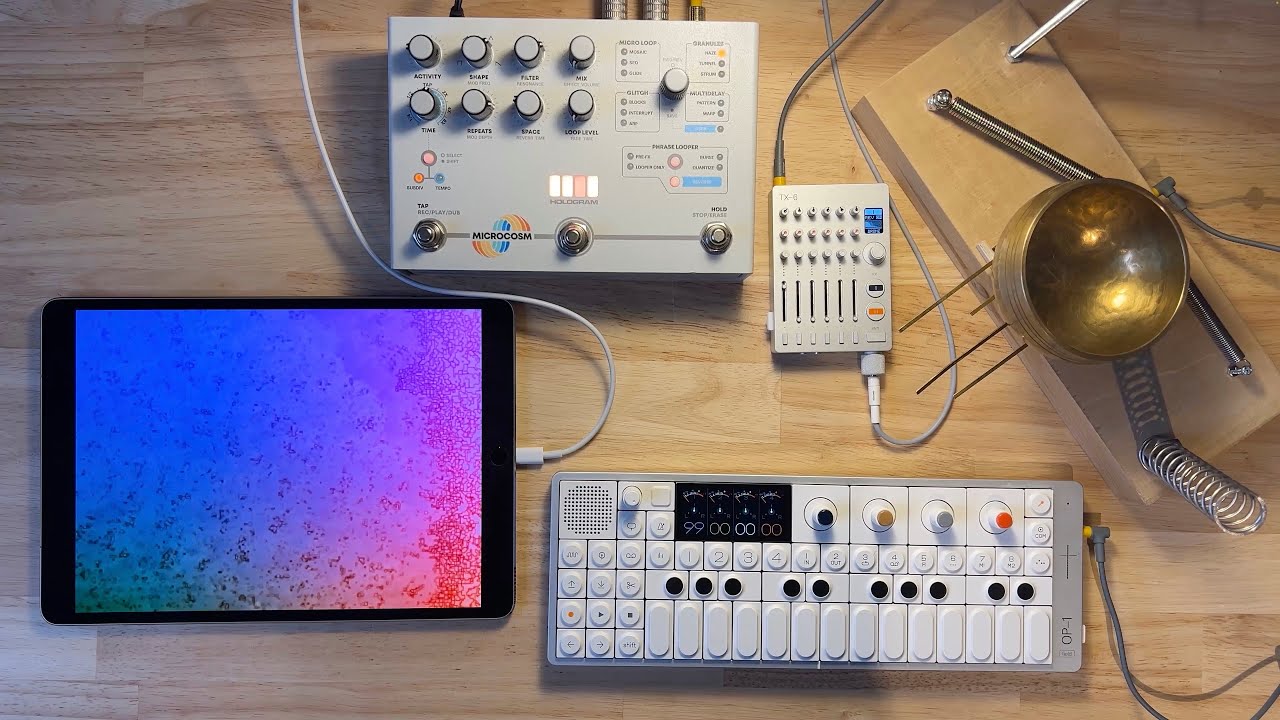 Ambient w/ Realtime Visual Processing, OP-1 field, MICROCOSM | Obscura 2024-11-19 by atnr