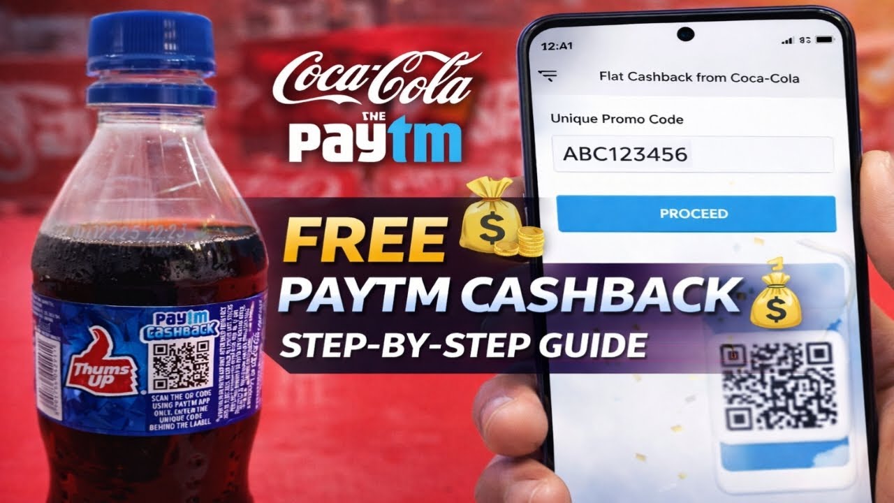 How to Get Coca-Cola Paytm Cashback 💰 | Flat Cashback Offer | Step-by-Step Guide