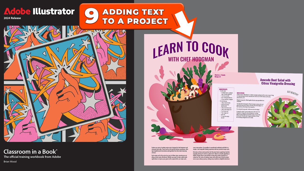 LESSON 8 Adobe Illustrator, Classroom in a Book: ADDING TEXT TO A ...