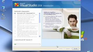 instalacion visual studio 2008