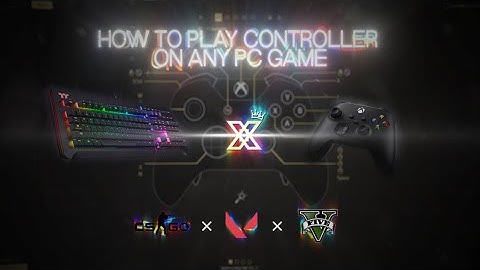 REWASD : HOW TO USE CONTROLLER ON ANY PC GAMES! #Tutorial