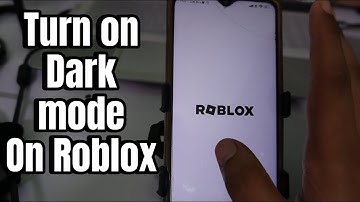 How to Enable Dark Mode on Roblox! (Android/Iphone!)