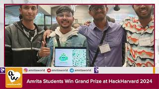 Amrita Students Win Grand Prize at HackHarvard 2024