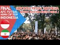 Final AFC Futsal Asian Cup Indonesia Vs Iran | Suporter Futsal Indonesia udah Pada Berdatangan!