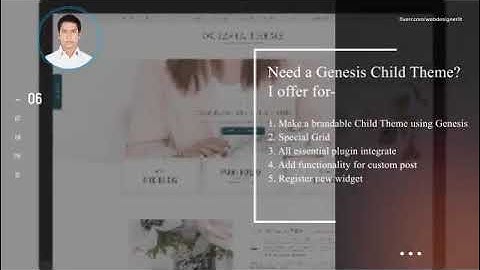 Customize genesis theme also genesis child theme - Best WordPress service