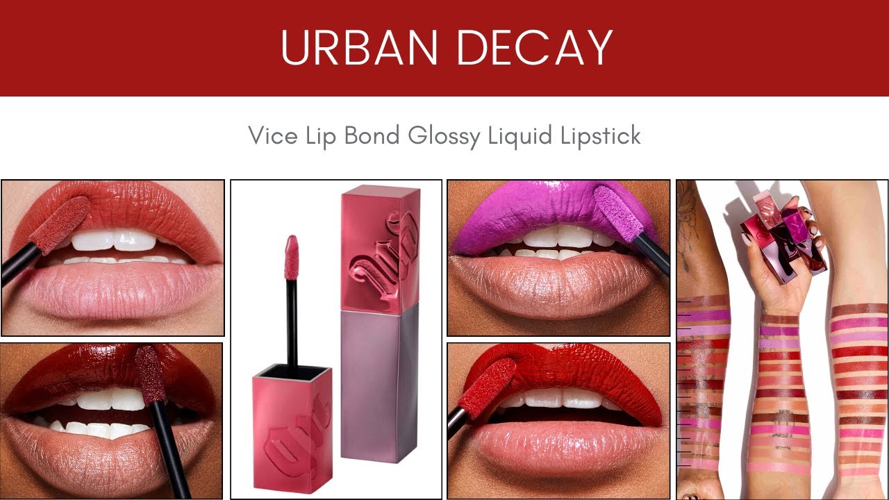 URBAN DECAY Vice Lip Bond Glossy Liquid Lipstick YouTube