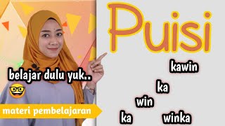 Materi Puisi Kelas 10