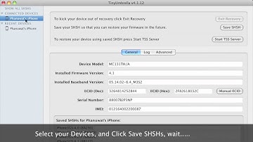 How to Save SHSH with TinyUmbrella