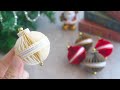 【クリスマス】紙で作るボールオーナメントの作り方 - DIY How to Make Paper Christmas Ornament / Tutorial