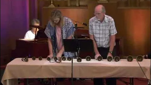 The Solid Rock- Handbell Duet with Piano- Jerry an...