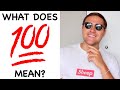 What does the 100 emoji mean  emojis 101