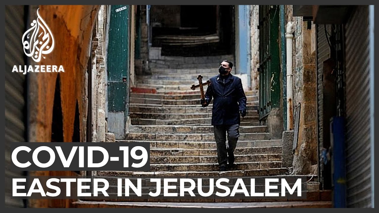 احتفالات هادئة بعيد الفصح في مدينة القدس المقدسة