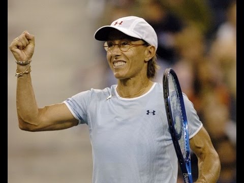Navratilova, Paes Vs Sharapova, Mirnyi US Open 2004 Highlights