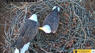 December 12th evening with Boone and Jolene ETSU Eagle Cameras Johnson City Cam 1 / Cam 3 2025