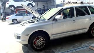 ポルシェ カイエン(9PAM4851A/9PA/957型)エンジン始動テスト ターボ Porsche Cayenne 4.8L エンジン音 サウンド Engine Start Up Test【UPJ】