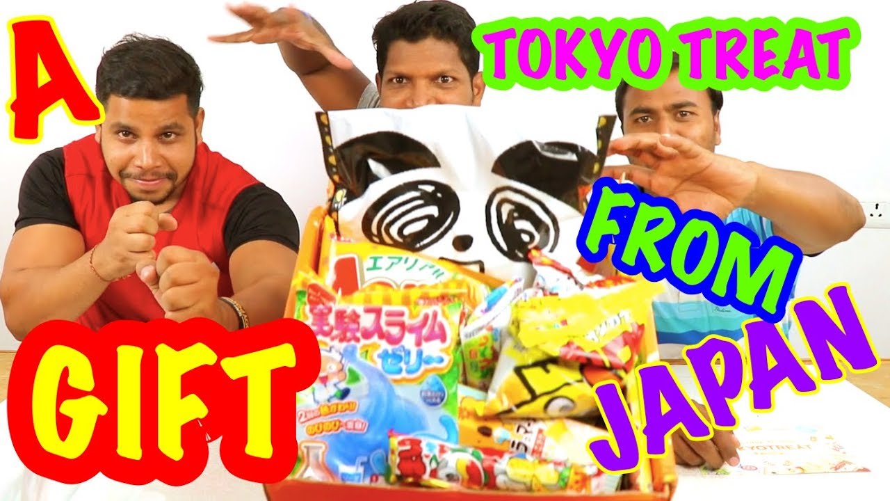 UNBOXING TOKYO TREAT GIFT 🤔 JAPAN'S GIFT TO HANG ON CHALLENGE