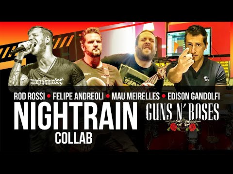 "Nightrain" ft. Meirelles, Andreoli & Gandolfi - Guns N'Roses (Clipe Collab) | Rod Rossi
