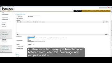 Creating a Manual Column - Blackboard Learn