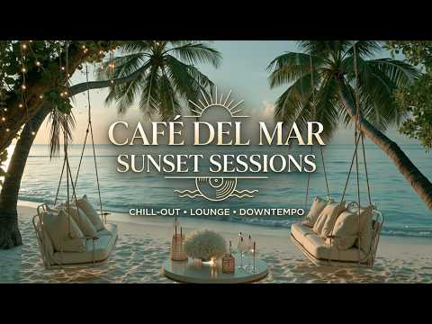 Ibiza Chillout Cafe Del Mar Golden Hour Beach Lounge Music Vibes - Coastal Velvet Lounge