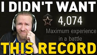 I DIDN'T WANT THIS RECORD in World of Tanks!