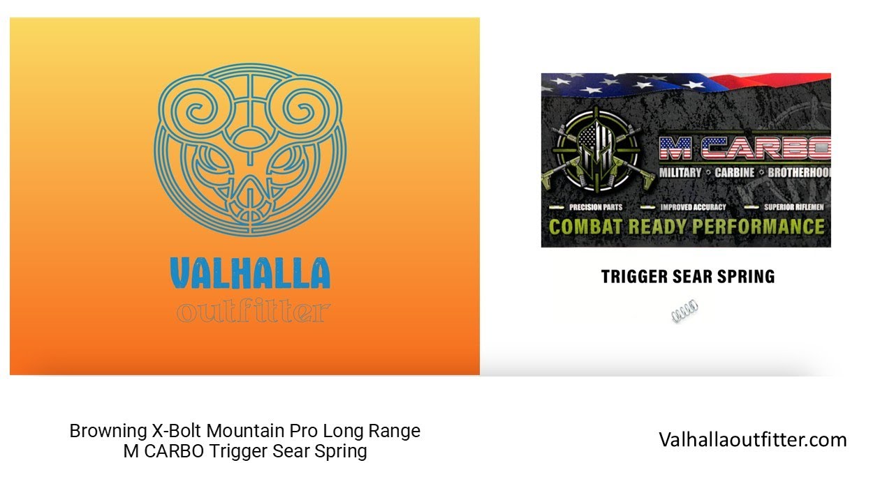 Browning X-Bolt Mountain Pro Long Range M-Carbo Trigger Spring Kit