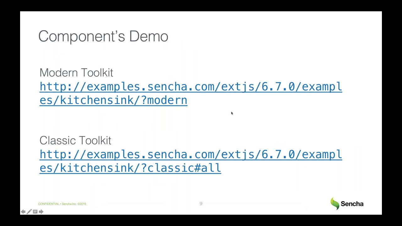 Sencha Ext Js Weekly Product Demo You