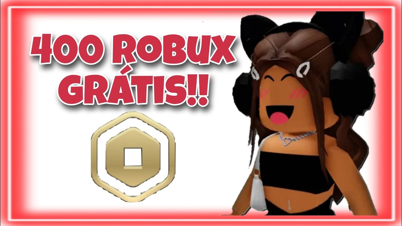 COMO GANHAR 400 ROBUX de GRAÇA NO ROBLOX?! FUNCIONANDO AGORA!!! 