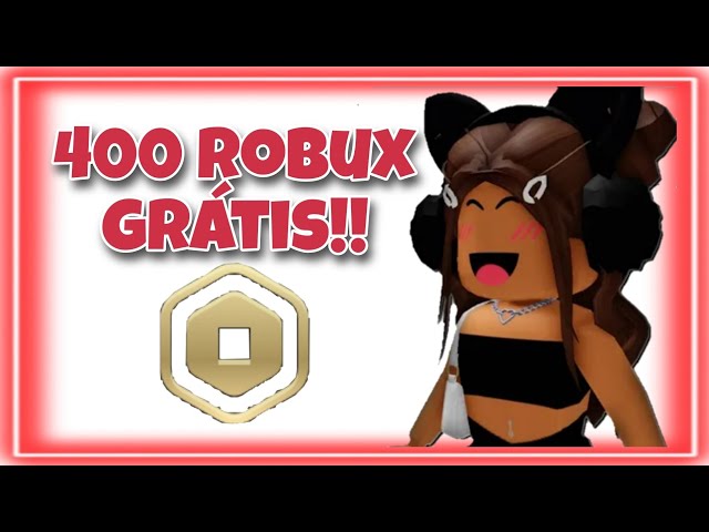 NOVO BUG* GANHE 400 ROBUX de GRAÇA AGORA MESMO no ROBLOX! 