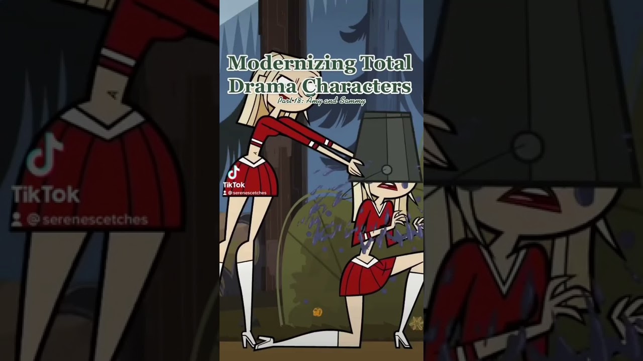 Redesigning Total Drama Characters: Amy and Sammy