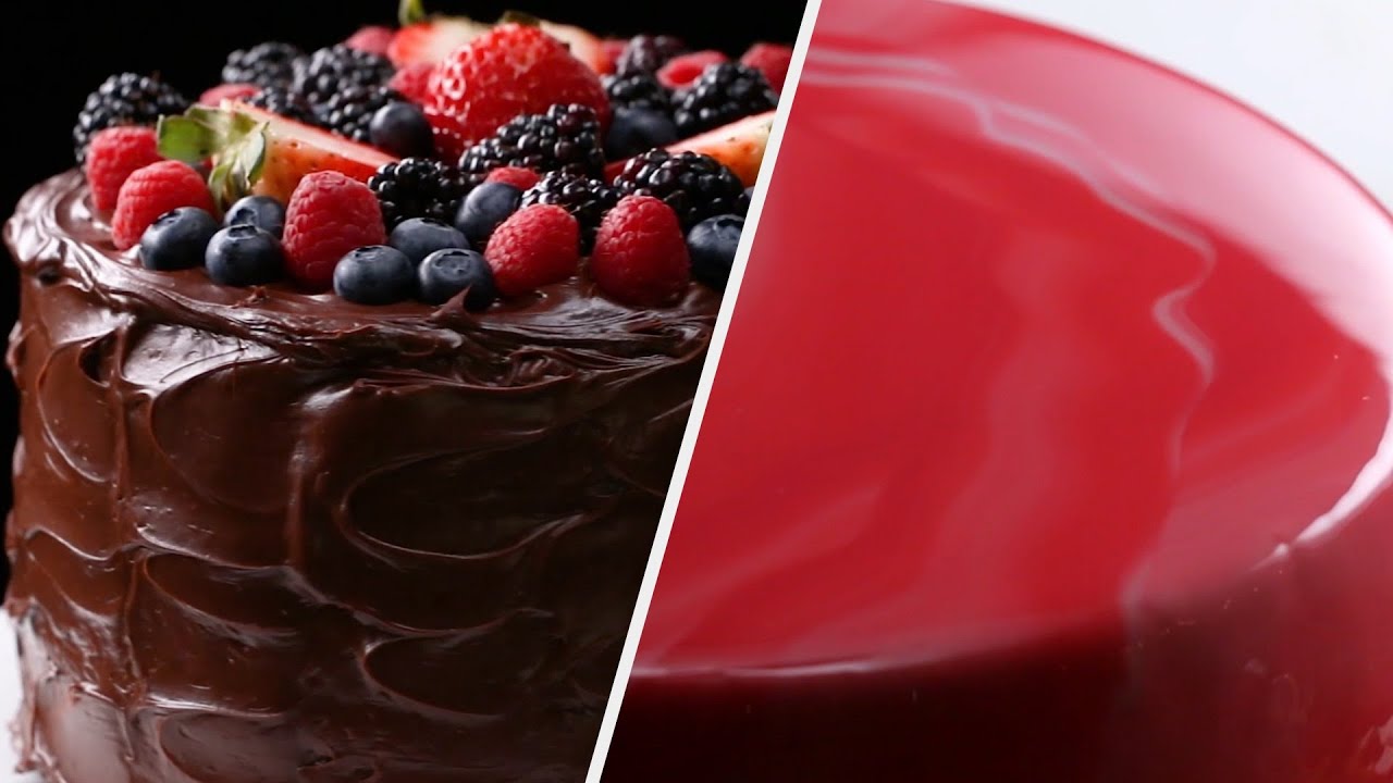 5 Mesmerizing Cake Recipes To Bake For A Birthday Party • Tasty