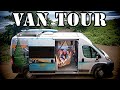 VAN TOUR | 3 Years Traveling in Our Off Grid Tiny Home #vanlife