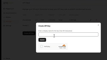 How to obtain Groq API Key