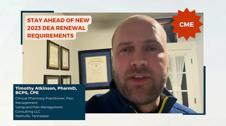 Meet the new DEA requirements | Comprehensive Course on Controlled Substance Prescribing.