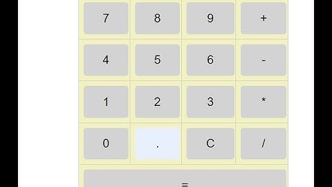 Créer  une calculatrice en HTML CSS et JavaScript #1/3