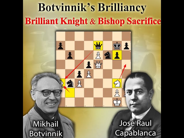 Immortal Games of Chess! Mikhail Botvinnik vs. Raul Capablanca