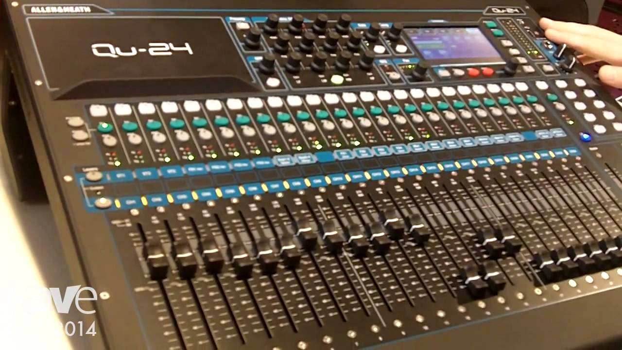 Ise 2014 Allen Heath Adds Qu 24 Compact Digital Mixer Range