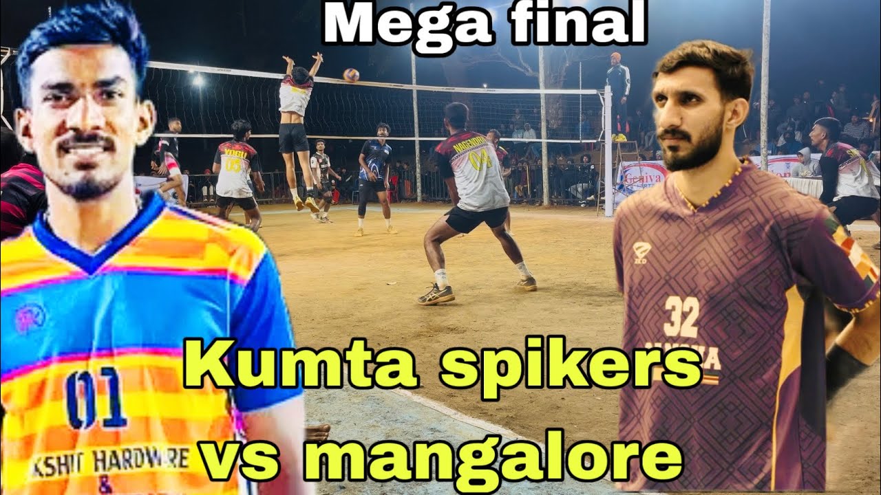 Mega final kumta spikers vs mangalore raki naveed 