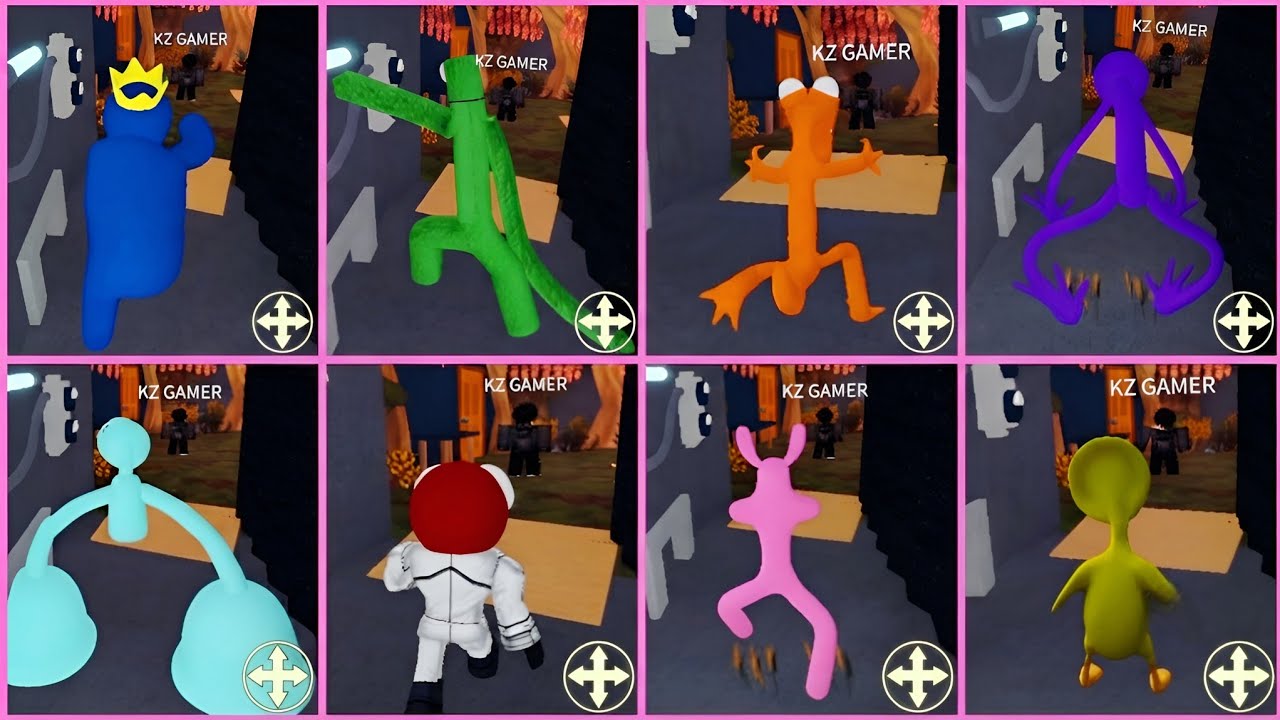 Rainbow Friends - 1 Original View Getting 8 Badges with Trolling
