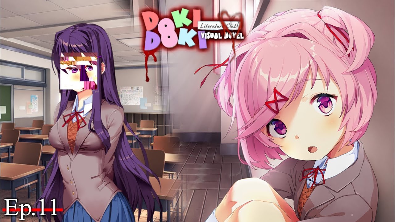 Ep:11 (Otome) Doki Doki Literature Club! (Horror Romance Visual Novel)  Gameplay no commentary - YouTube