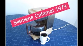 45 years old Siemens coffee maker