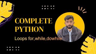 Python Lecture 6 loops while for for beginners| Urdu/Hindi Tutorial