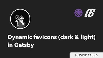 Aravind Codes - Dynamic favicons (dark/light) in Gatsby