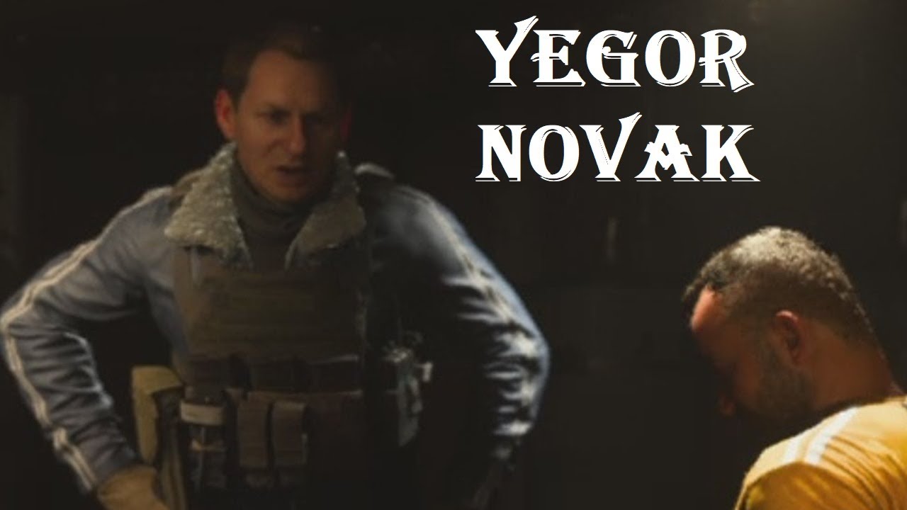 Call Of Duty Modern Warfare ALL YEGOR NOVAK Character Cutscenes Story