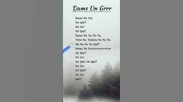 Thumbnail of GRRR - Fantomel and Kate Linn -  (Dame Un Grrr) Lyrics #songlyrics