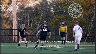 Virtual Community Meeting October 22, 2020