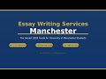 Essay Writing Services Manchester: What Every UoM Student Needs to Know in 2026