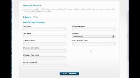 Blog Setup - Setting up an Onlywire Account
