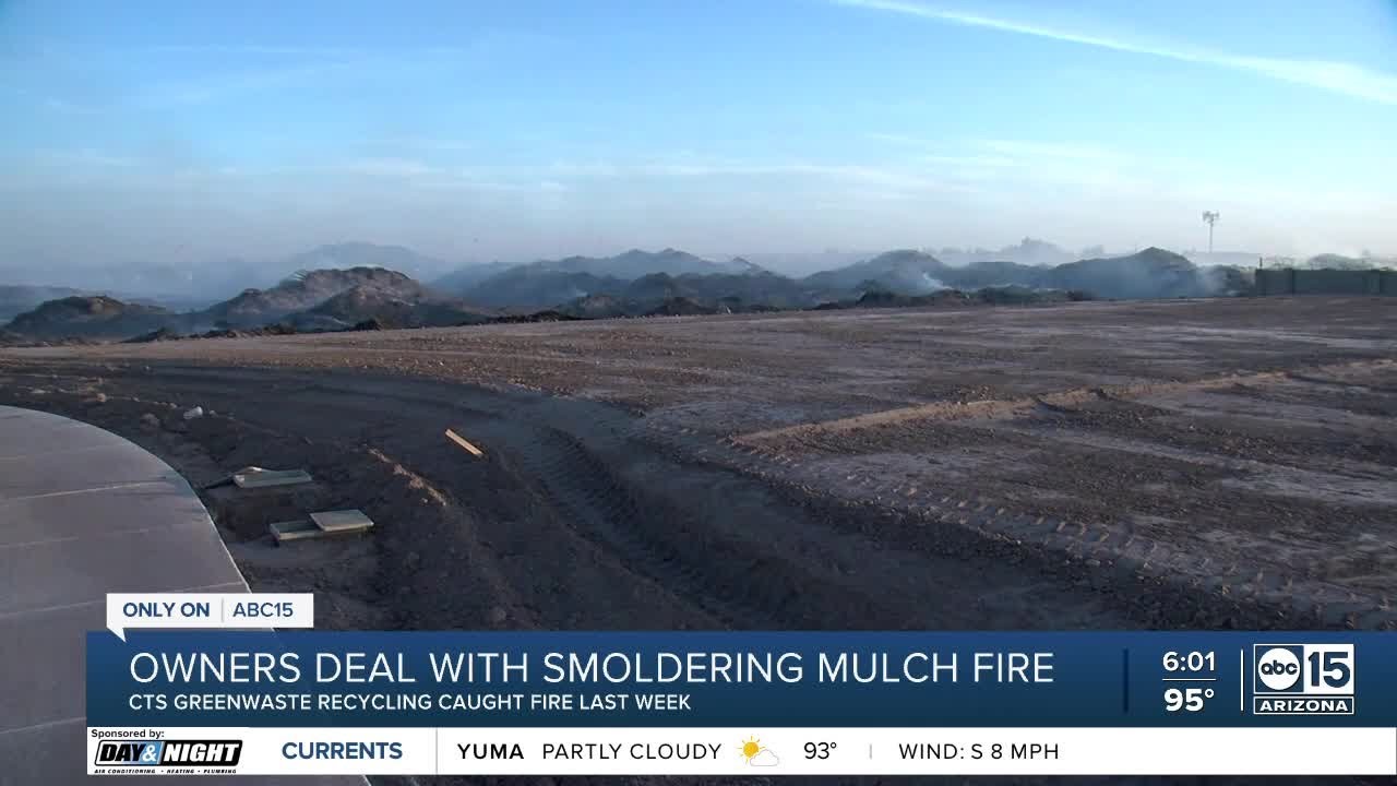 Owners of Mesa mulch fire site give timeline of cleanup completion